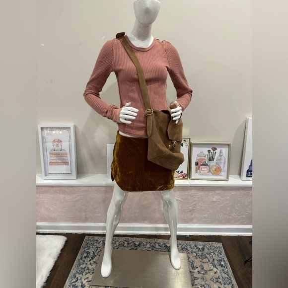 NWOT Free People Suede
Messenger Bag - Picture 2 of 15